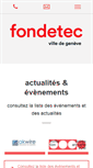 Mobile Screenshot of fondetec.ch